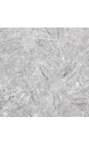 Miyuki quarter tila 5x1.2mm beads - Crystal QTL-131